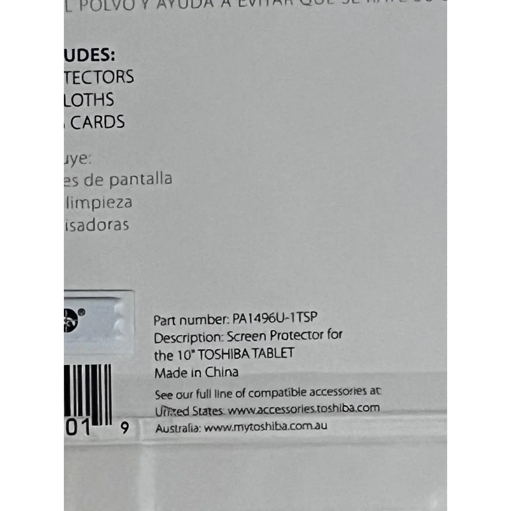 Toshiba Tablet Screen Protector 10 Inch, Anti Scratch, Includes 2‎